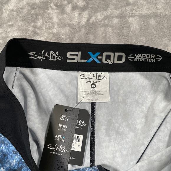 Salt Life Board Shorts 36 Swim Surf Beach Outdoor Fishing Casual Vacation New - Picture 3 of 8